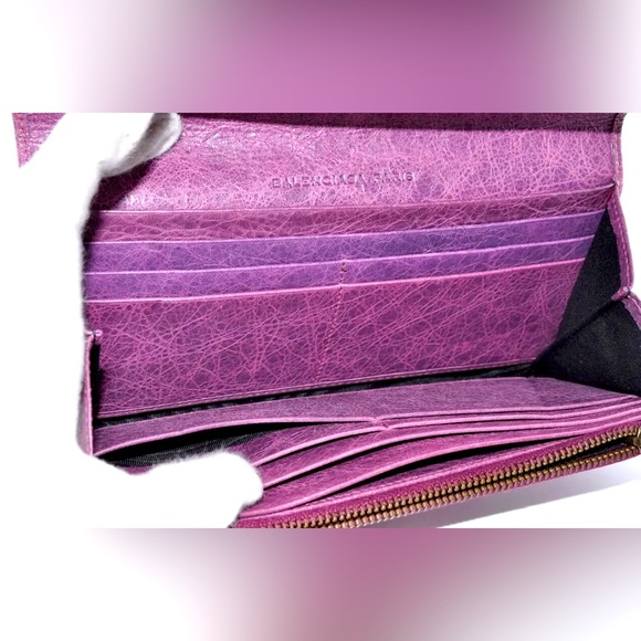 BALENCIAGA LING WALLET PINK LEATHER - Picture 3 of 7